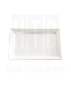 Pure melamine rechthoekige schaal wit 53x18cm