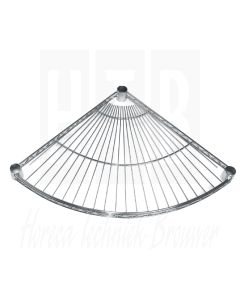 Gewaaierde hoekschappen 61cm voor Vogue modulaire rekken (box 4)