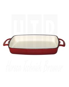 Vogue rechthoekige schaal rood 5x39x22,5cm