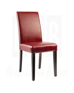 Kunstlederen stoelen rood (box 2)