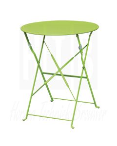 Bolero stalen tafel groen