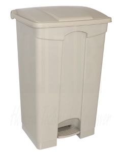 Jantex beige pedaal afvalbak 45Ltr
