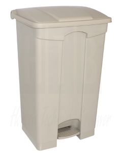 Jantex beige pedaal afvalbak 87Ltr