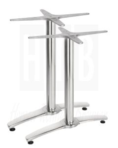 Bolero dubbele aluminium tafelpoot