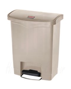Rubbermaid pedaalemmer beige 30ltr