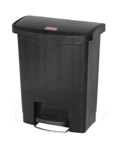 Rubbermaid pedaalemmer zwart 30ltr