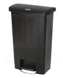 Rubbermaid pedaalemmer zwart 50ltr