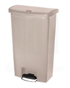 Rubbermaid pedaalemmer beige 68ltr