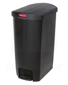 Rubbermaid pedaalemmer zwart 68ltr