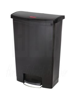 Rubbermaid pedaalemmer zwart 90ltr