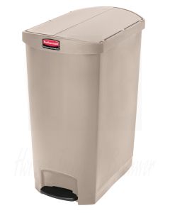 Rubbermaid pedaalemmer beige 90ltr
