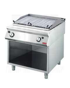 Gastro-M Lavasteen grill Aardgas, 70/80GRL, GL931