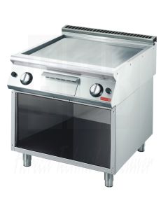 Gastro-M Bakplaat gas met verchroomde bakplaat 70/80 FTGSFR