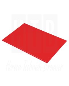 Hygiplas Snijplank 45x30x1,25 cm rood