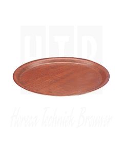 Dienblad mahonie rond 30 cm