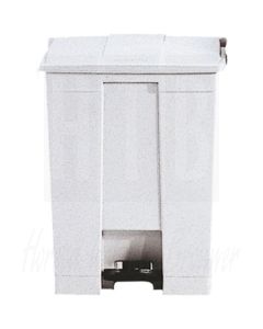 Rubbermaid afvalcontainer wit 68Ltr