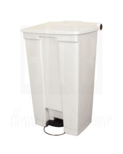 Rubbermaid afvalcontainer wit 87Ltr
