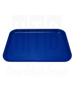 Dienblad polyprop 310x415mm blauw