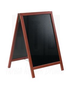 Securit Duplo stoepbord mahonie