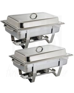 Milan chafing dish duopak, S300