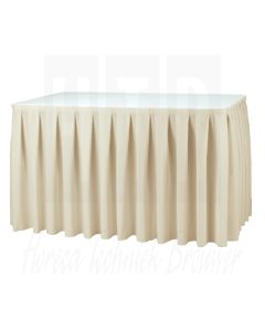 Tafelrok Boxpleat ecru