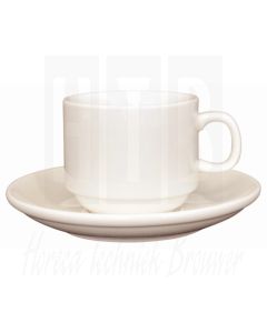 Olympia Ivory koffiekop 23cl stapelbaar