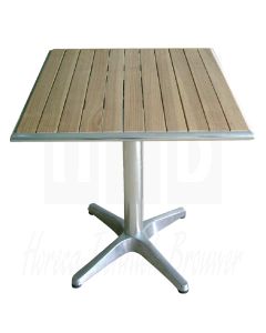 Bolero tafel, essenhout blad vierkant 60cm