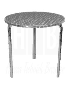 Bolero RVS tafel rond 60cm