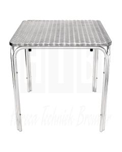 Bolero RVS tafel vierkant 70cm