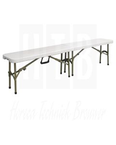 Bolero inklapbare bank 183cm grijs