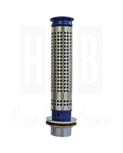 Complete set RONDA, Standpijp voor spoelbak met plug, 1-1/2", 38mm voor 20cm diepe spoelbak met afvoerplug, GC590
