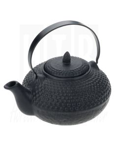 Orientaalse stijl theepot in zwart keramiek 0,85 Liter