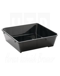 Schalen voor buffet systeem zwart 220x220x60mm