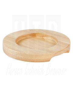 Olympia licht houten onderzetter 15cm