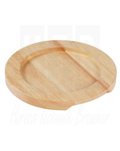 Olympia licht houten onderzetter 21cm