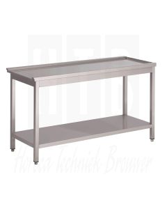 Gastro M afvoertafel voor doorschuifvaatwasmachine HT50 