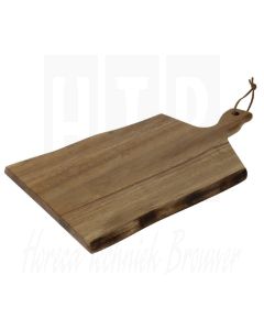 Olympia Acacia plank golvende rand 30,5x21,5cm 