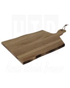 Olympia Acacia plank golvende rand 35,5x25cm 8,5cm handgreep