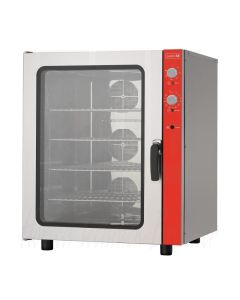 Gastro-M heteluchtoven 10x 60x40cm met bevochtiger 400 Volt 50HZ, GR206