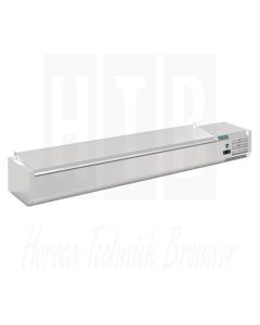 Polar G-serie opzetkoelvitrine met deksel 10x GN 1/4