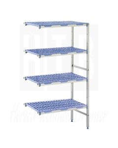 Tournus hoekrek met 4 schappen 40x125cm