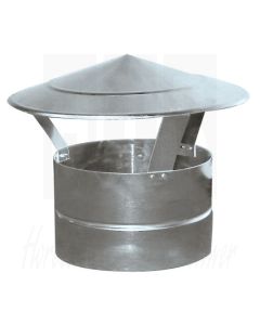 Aluminium regenkap, Ø 200mm, 7217.0200