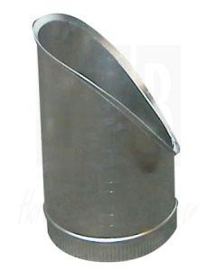 Aluminium T-stuk 45°, 250mm, 7215.0065