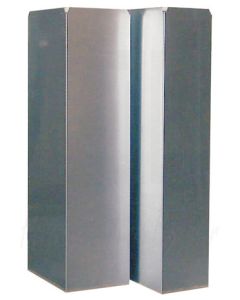 Aluminium vierkante buis 450 x 450mm, lengte 1 meter, 7216.0980