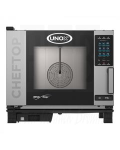 UNOX CHEFTOP MIND.Maps™ PLUS COUNTERTOP COMBISTEAMER, AARDGAS, 11KW, 5 x 1/1 GN, 596238