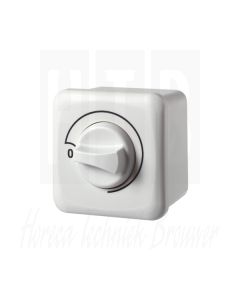 Chaysol Elektronische dimmer t.b.v. kanaalventilator VT in kunststof behuizing, Amp 2,5, afmetingen 80x80x55, CW-2,5