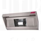 Gastro-M RVS afzuigkap met motor, 2500m3 p/u, 200x90x54cm, GN196
