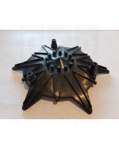 WATERVERDELER KUNSTOF VLINDER ZWART, 9008286