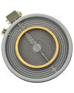 EGO HILIGHT 2.500-1.000W / 230V Ø230/140mm 2-zones, 10.53211.004