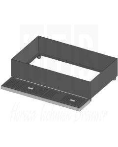 VERHOOGDE VOET COMBI-LINE 1X 5 LITER (W) R/L, 1006188